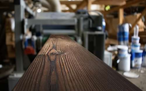 Браширование древесины