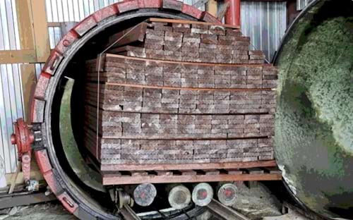 Импрегнация древесины в автоклаве