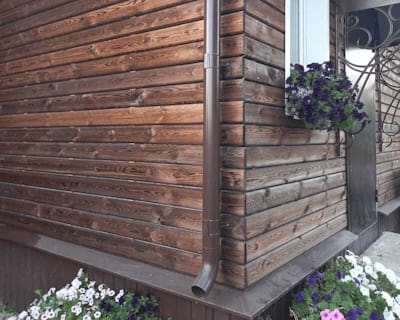 Фасад планкен из Каменного дерева