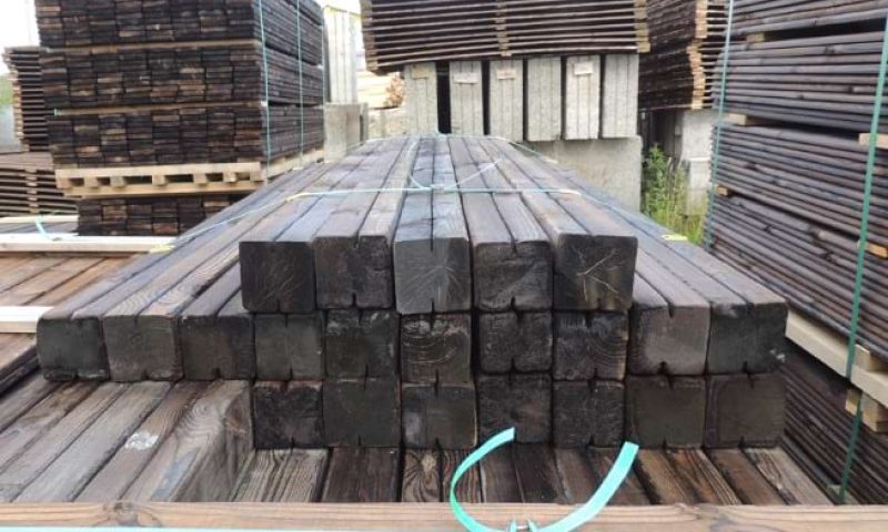 Столб заборный Каменное дерево KD Eco Bern фото