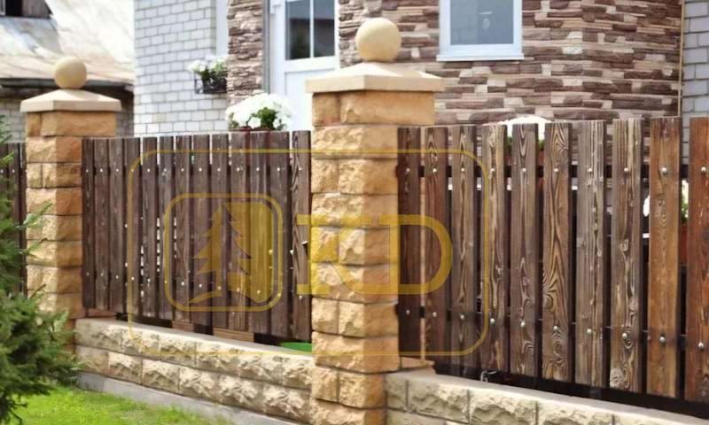 Забор штакетник Каменное дерево_115